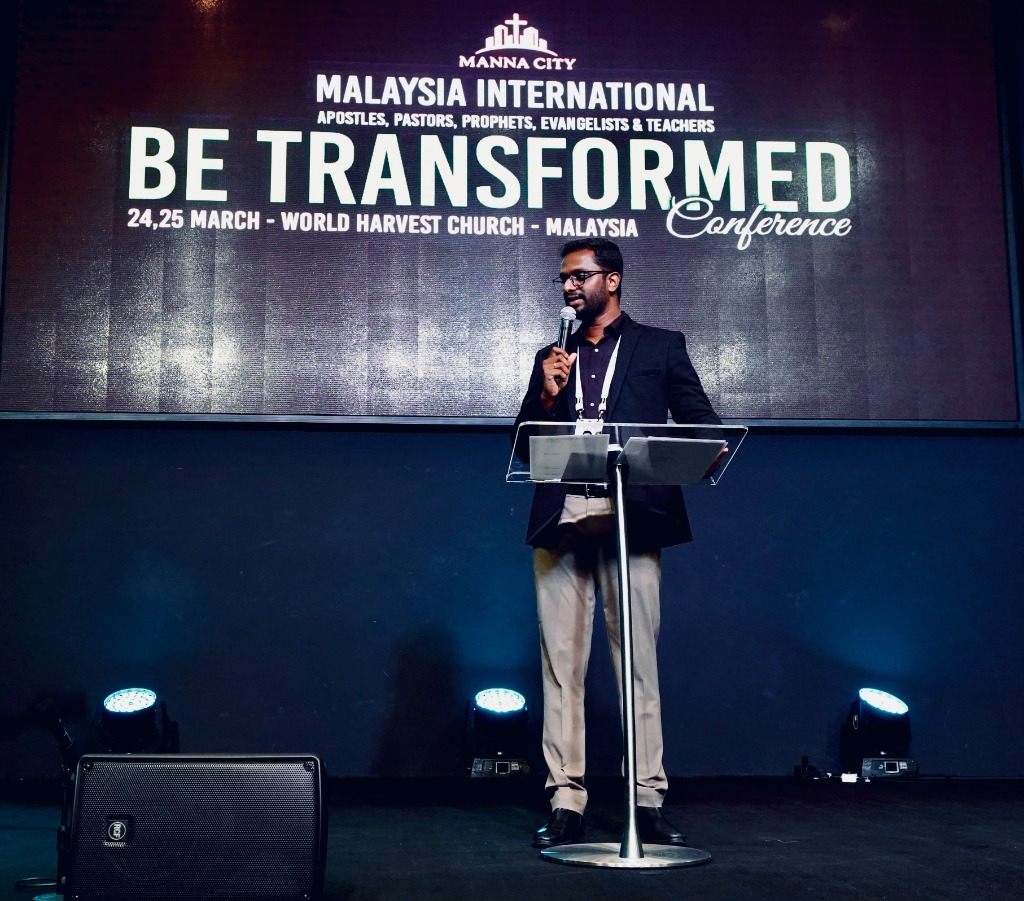 Rooted leadership speaking at conference